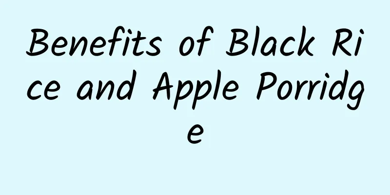 Benefits of Black Rice and Apple Porridge