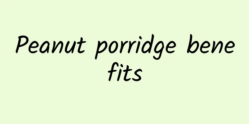 Peanut porridge benefits