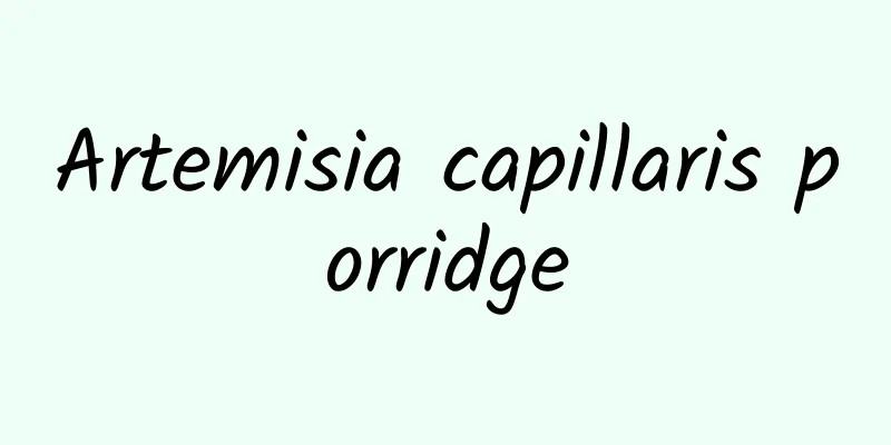 Artemisia capillaris porridge