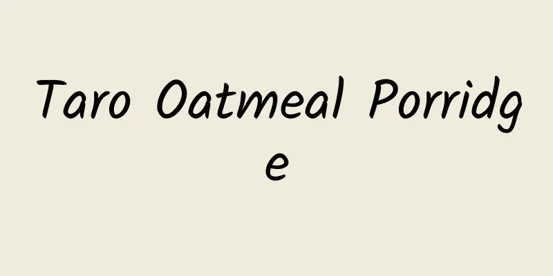 Taro Oatmeal Porridge