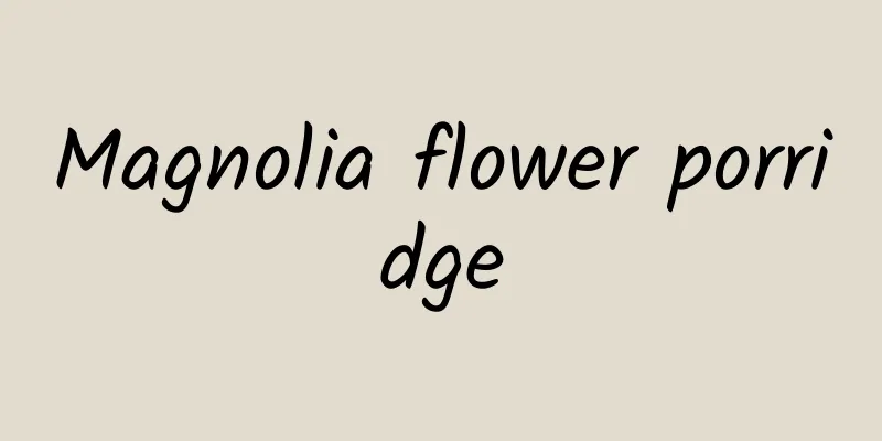 Magnolia flower porridge