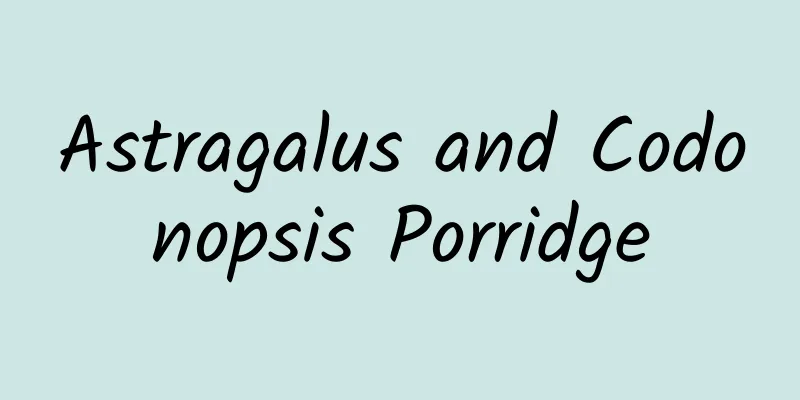 Astragalus and Codonopsis Porridge