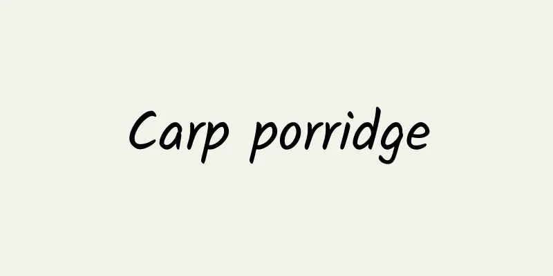 Carp porridge