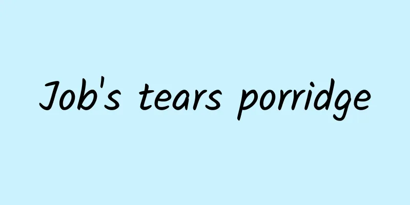 Job's tears porridge