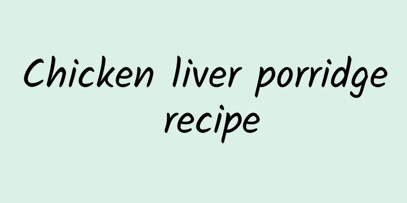 Chicken liver porridge recipe