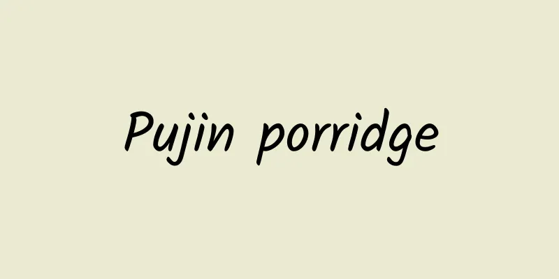 Pujin porridge