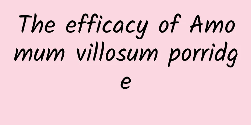 The efficacy of Amomum villosum porridge