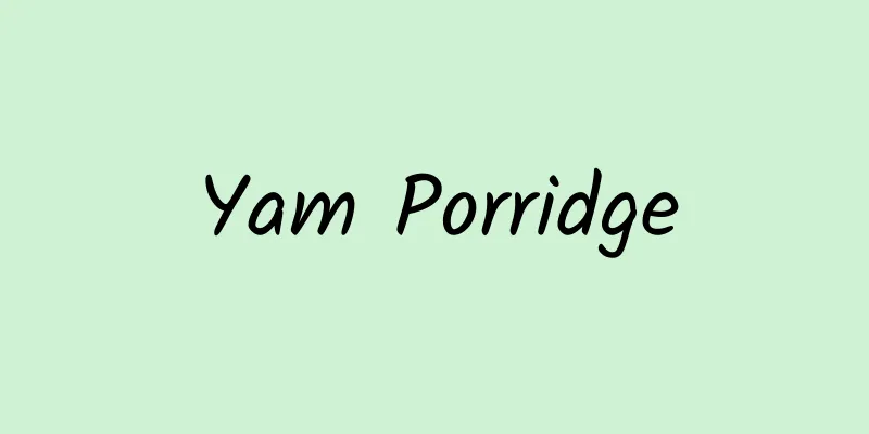 Yam Porridge