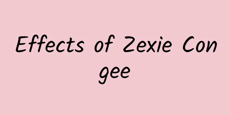 Effects of Zexie Congee