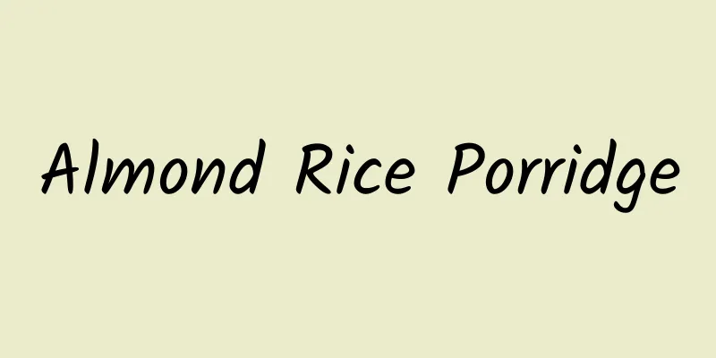 Almond Rice Porridge