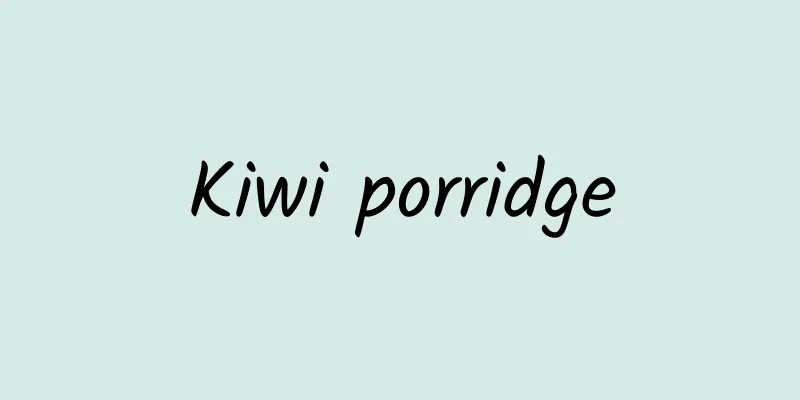 Kiwi porridge