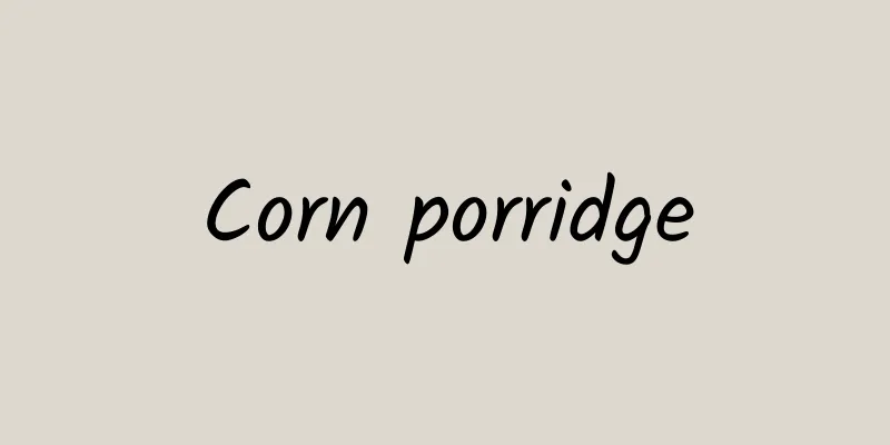 Corn porridge