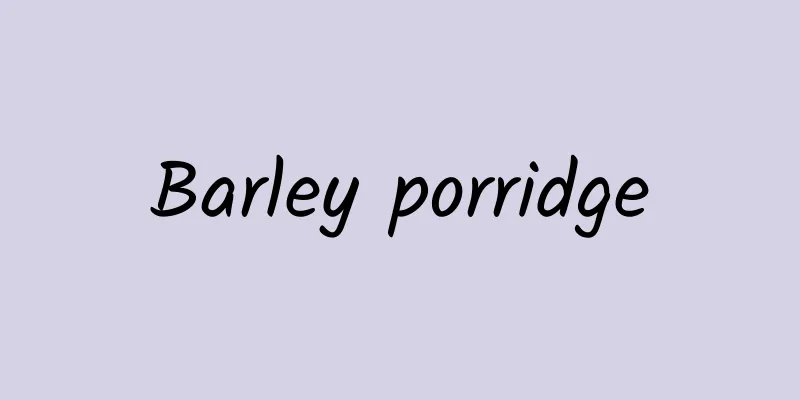 Barley porridge