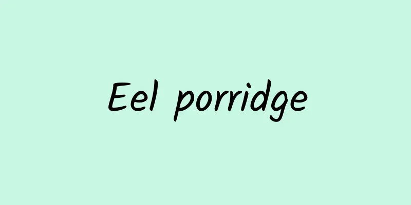 Eel porridge