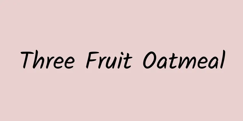 Three Fruit Oatmeal