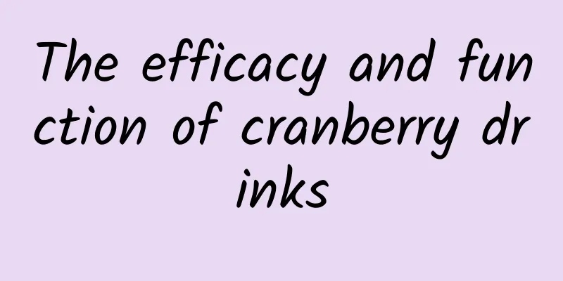 The efficacy and function of cranberry drinks