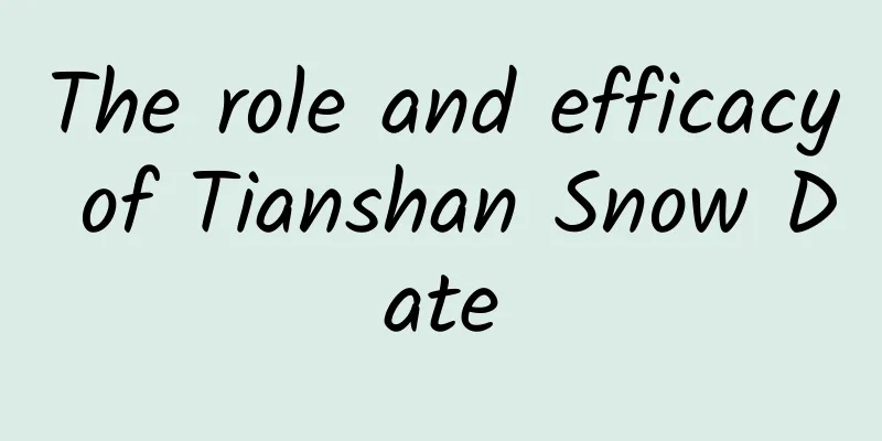 The role and efficacy of Tianshan Snow Date