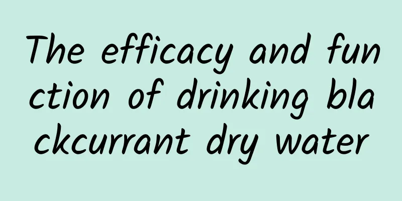 The efficacy and function of drinking blackcurrant dry water