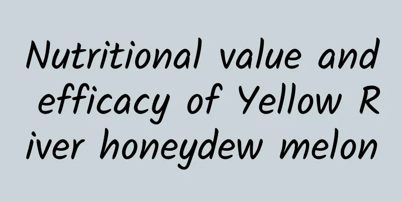 Nutritional value and efficacy of Yellow River honeydew melon