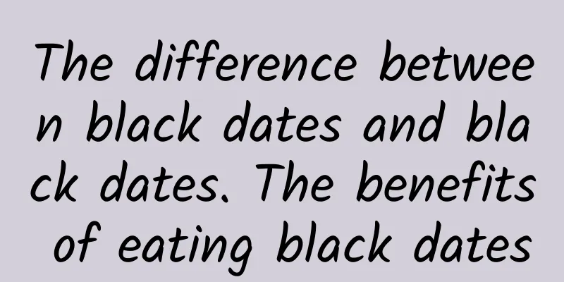 The difference between black dates and black dates. The benefits of eating black dates