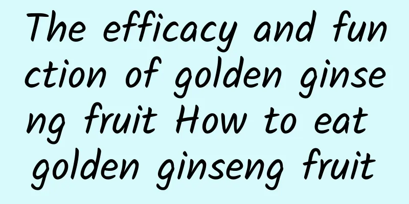 The efficacy and function of golden ginseng fruit How to eat golden ginseng fruit