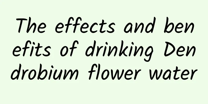 The effects and benefits of drinking Dendrobium flower water