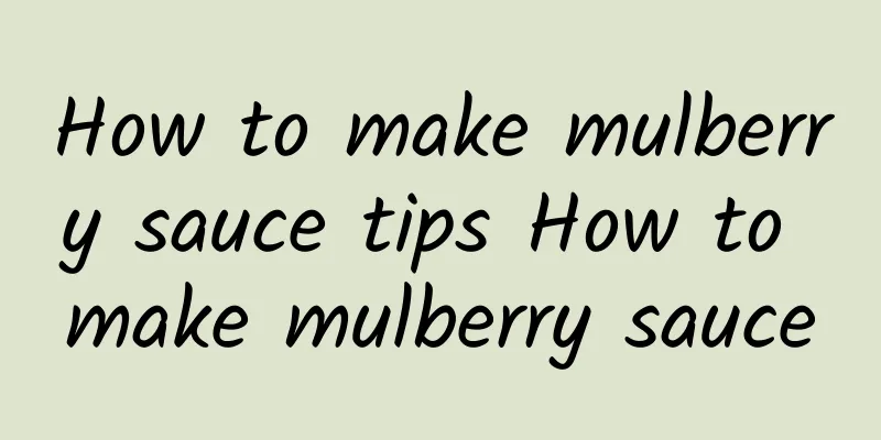 How to make mulberry sauce tips How to make mulberry sauce