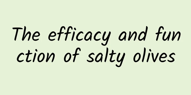 The efficacy and function of salty olives