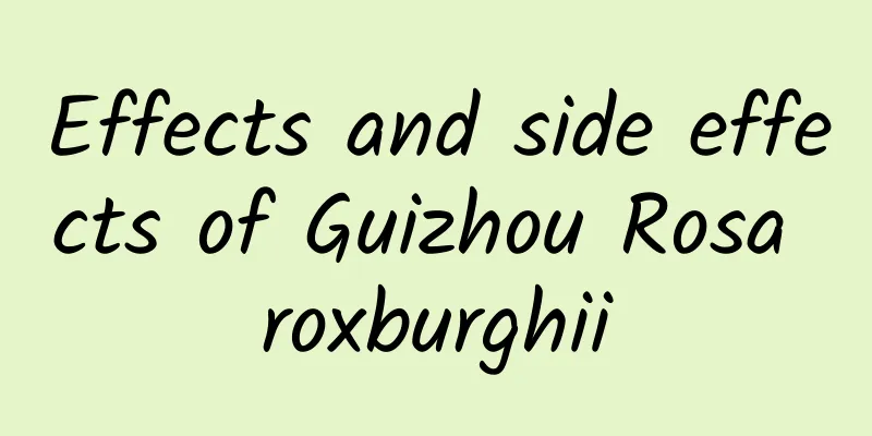 Effects and side effects of Guizhou Rosa roxburghii