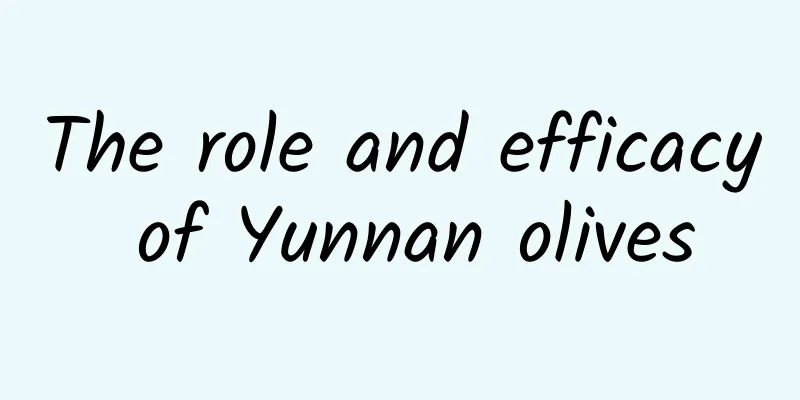 The role and efficacy of Yunnan olives