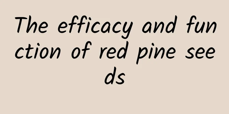 The efficacy and function of red pine seeds