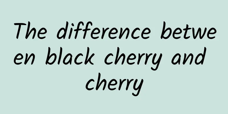 The difference between black cherry and cherry