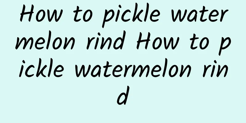 How to pickle watermelon rind How to pickle watermelon rind