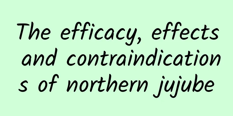 The efficacy, effects and contraindications of northern jujube