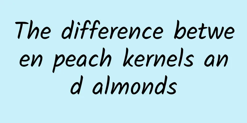 The difference between peach kernels and almonds