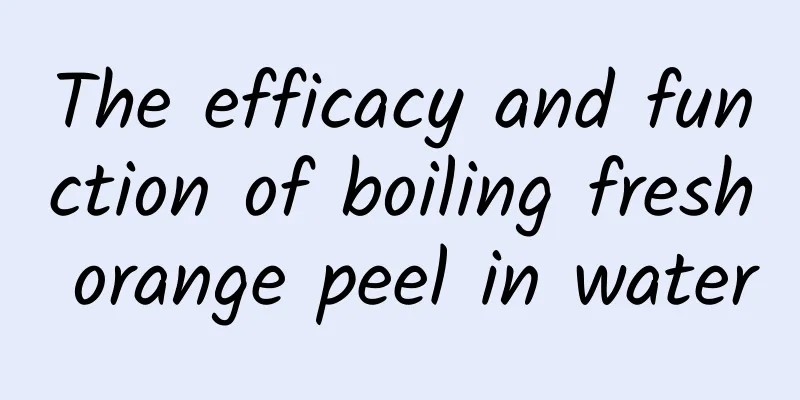 The efficacy and function of boiling fresh orange peel in water