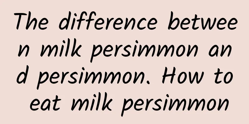 The difference between milk persimmon and persimmon. How to eat milk persimmon