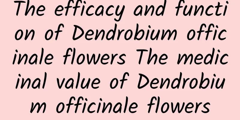 The efficacy and function of Dendrobium officinale flowers The medicinal value of Dendrobium officinale flowers