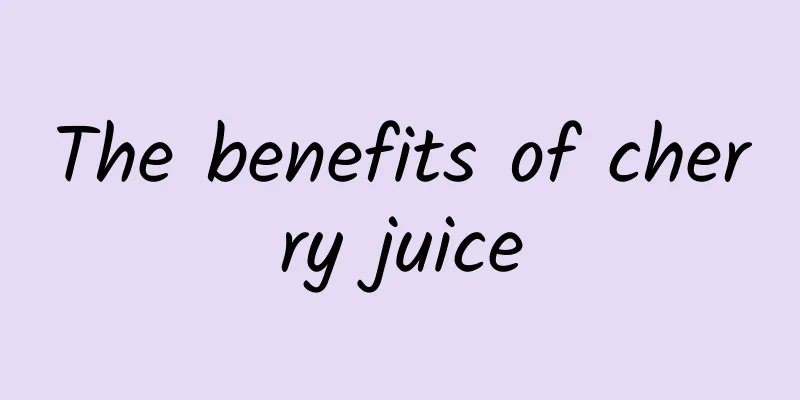 The benefits of cherry juice