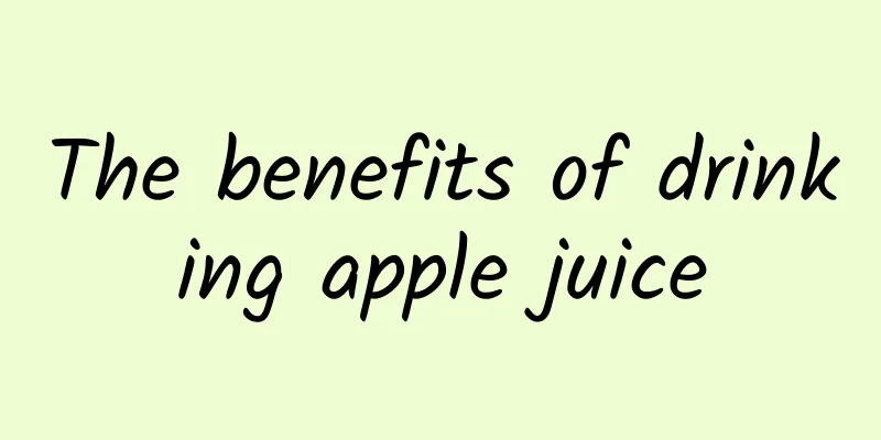 The benefits of drinking apple juice