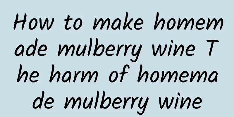 How to make homemade mulberry wine The harm of homemade mulberry wine