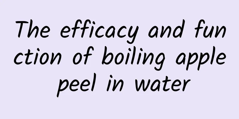 The efficacy and function of boiling apple peel in water