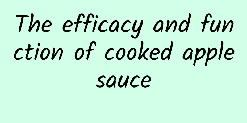 The efficacy and function of cooked applesauce