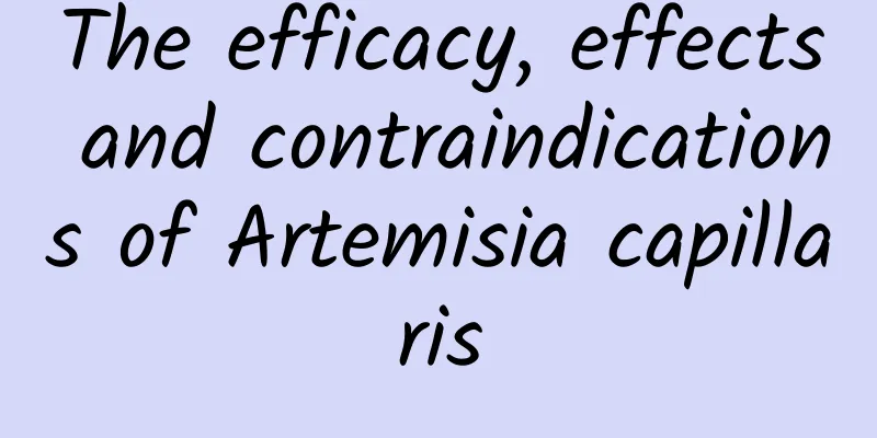 The efficacy, effects and contraindications of Artemisia capillaris