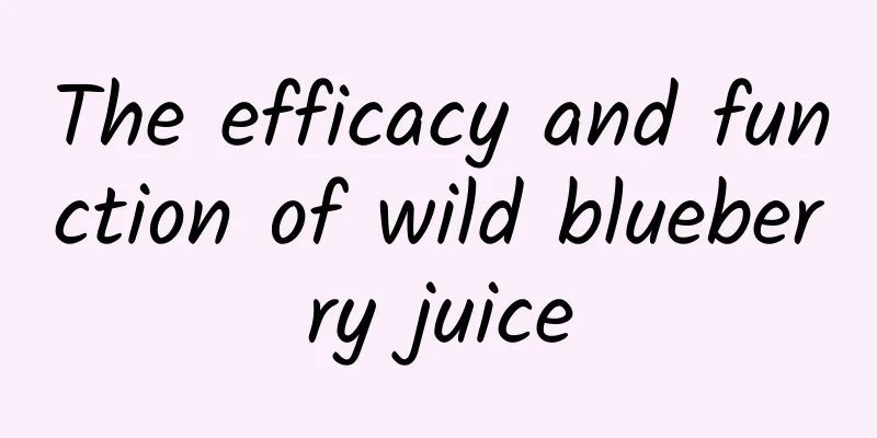 The efficacy and function of wild blueberry juice