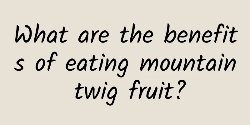 What are the benefits of eating mountain twig fruit?