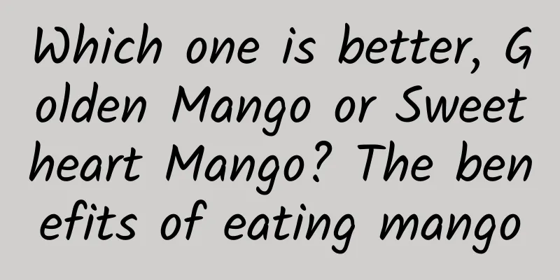 Which one is better, Golden Mango or Sweetheart Mango? The benefits of eating mango