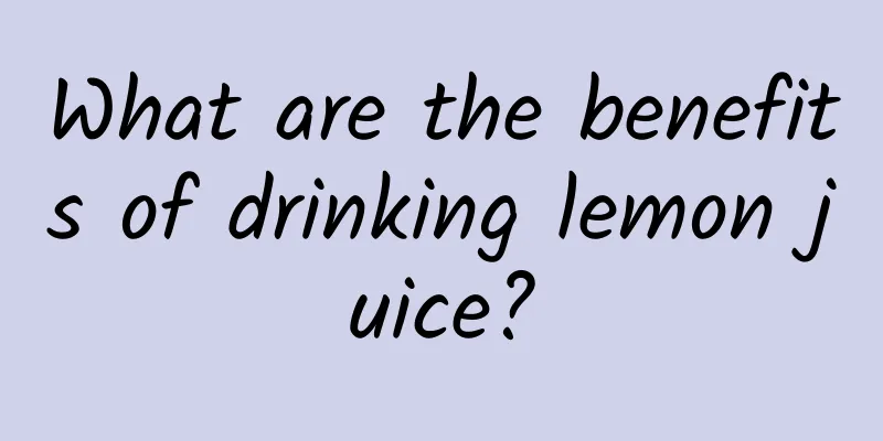 What are the benefits of drinking lemon juice?