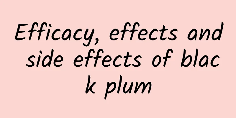 Efficacy, effects and side effects of black plum