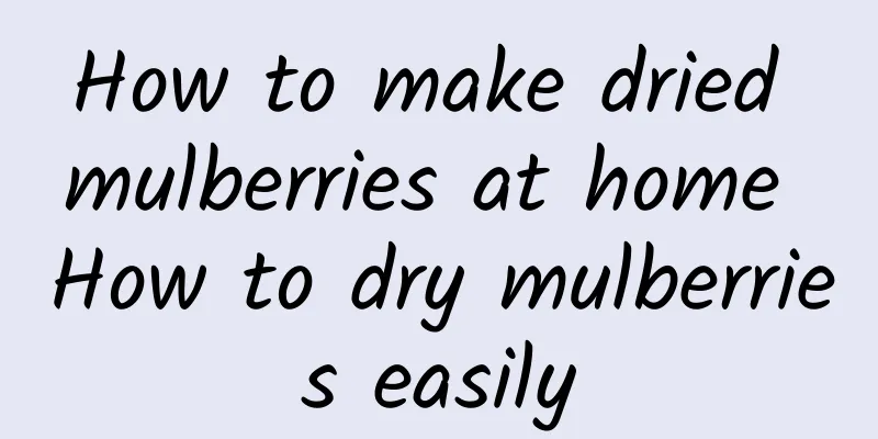 How to make dried mulberries at home How to dry mulberries easily